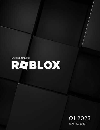 Thumbnail Roblox Quarterly Report 2023-q1