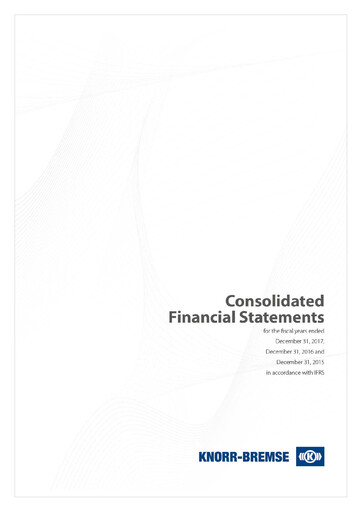 Thumbnail Knorr-Bremse Financial Statement 2017