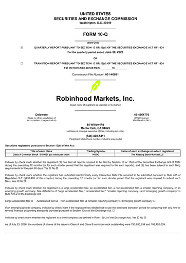 Thumbnail Robinhood Quarterly Report 2026-q2
