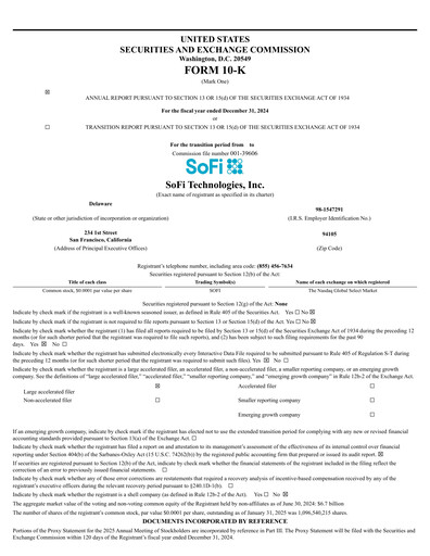 Miniature SoFi Rapport annuel 2024