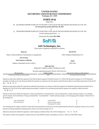 Miniature SoFi Rapport trimestriel 2024-q2