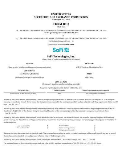 Miniature SoFi Rapport trimestriel 2026-q2