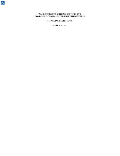 Vorschaubild ZIM Integrated Shipping Services Finanzmitteilung 2021-q1