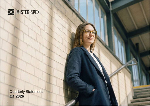 Thumbnail Mister Spex Quarterly Report 2026-q1