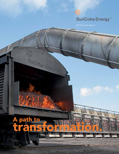 Thumbnail SunCoke Energy
 Annual Report 2013