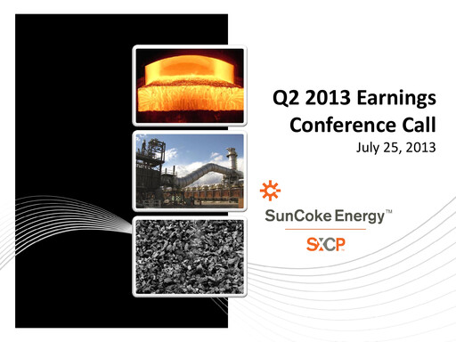 Thumbnail SunCoke Energy
 Quarterly Report 2013-q2