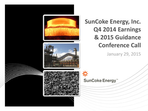 Thumbnail SunCoke Energy
 Quarterly Report 2014-q4