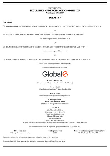 Thumbnail Global-e Annual Report 2025