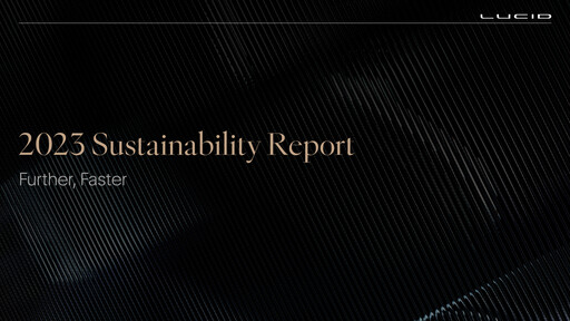 Thumbnail Lucid Motors Sustainability Report 2023