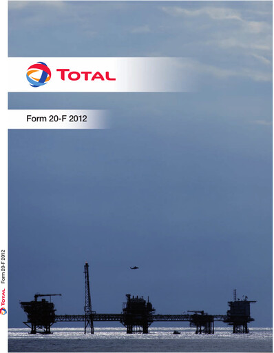 Thumbnail TotalEnergies Annual Report 2012
