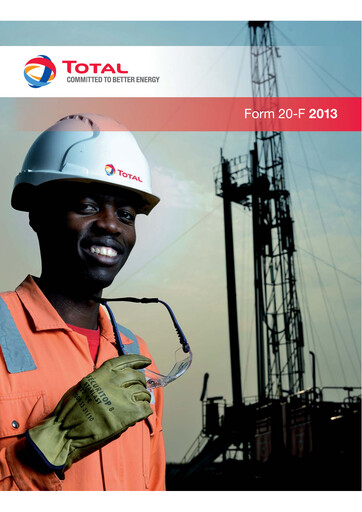 Thumbnail TotalEnergies Annual Report 2013
