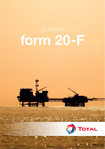 Thumbnail TotalEnergies Annual Report 2016