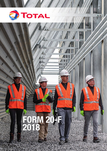 Thumbnail TotalEnergies Annual Report 2018