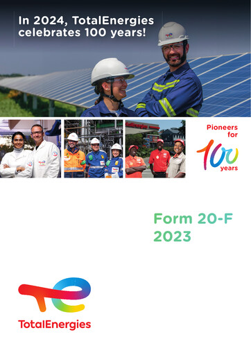 Thumbnail TotalEnergies Annual Report 2023