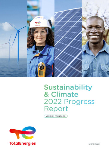 Thumbnail TotalEnergies Sustainability Report 2022