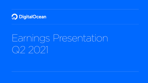 Miniature DigitalOcean Rapport trimestriel 2021-q2