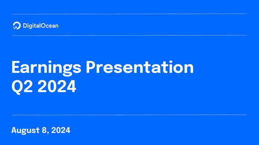 Miniature DigitalOcean Rapport trimestriel 2024-q2