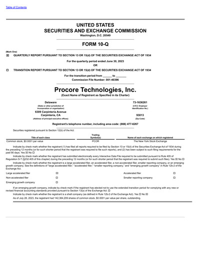 Thumbnail Procore Quarterly Report 2023-q2