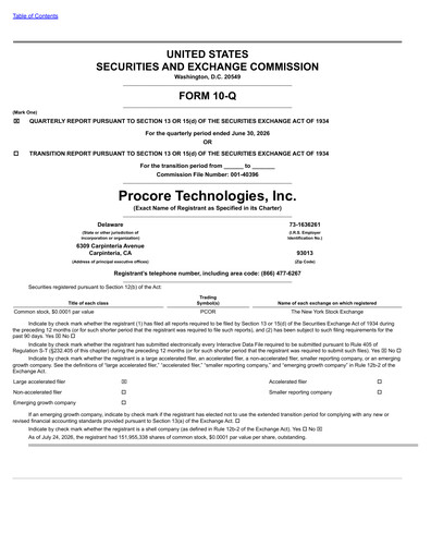 Thumbnail Procore Quarterly Report 2026-q2