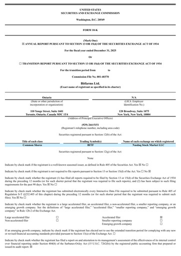 Thumbnail Bitfarms Annual Report 2025