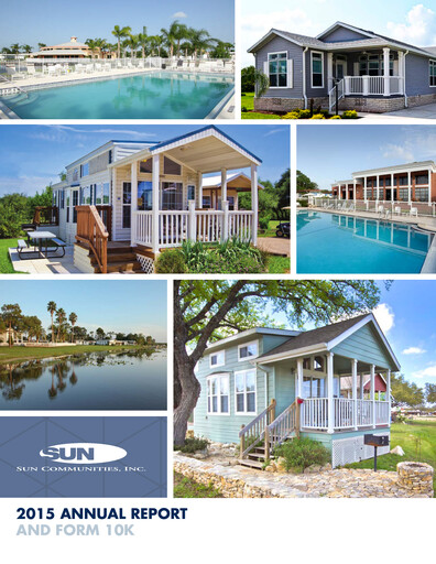 Thumbnail Sun Communities
 Annual Report 2015