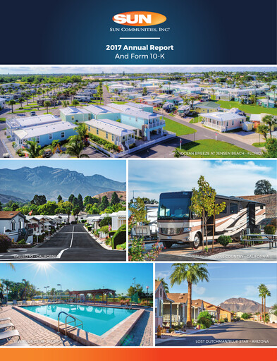 Thumbnail Sun Communities
 Annual Report 2017