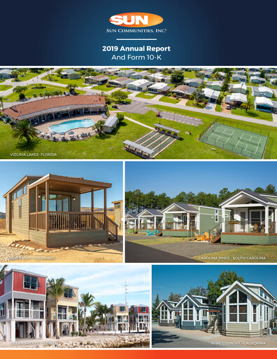 Thumbnail Sun Communities
 Annual Report 2019