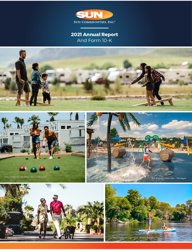 Thumbnail Sun Communities
 Annual Report 2021