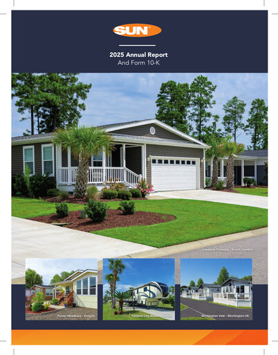 Thumbnail Sun Communities
 Annual Report 2025