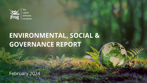 Thumbnail JFrog ESG Report 2023