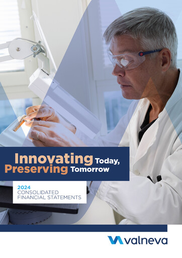 Thumbnail Valneva SE Financial Statement 2024