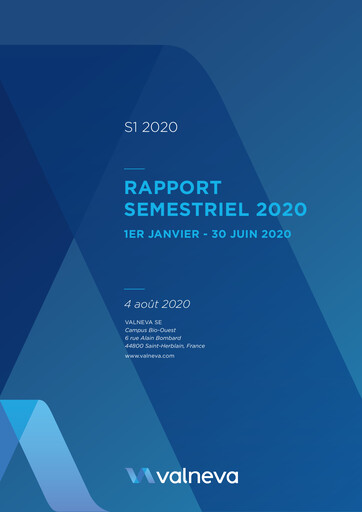Thumbnail Valneva SE Half-year Report 2020-h1