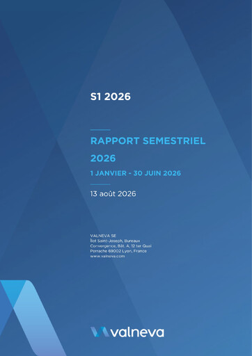 Thumbnail Valneva SE Half-year Report 2026-h1