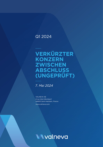 Vorschaubild Valneva SE Quartalsbericht 2024-q1