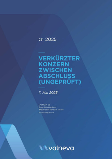Vorschaubild Valneva SE Quartalsbericht 2025-q1