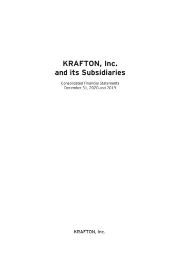 Thumbnail Krafton Financial Statement 2020