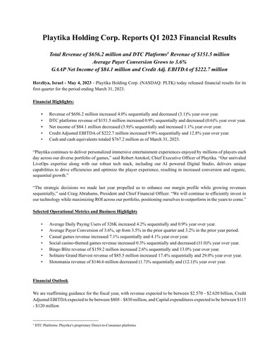 Thumbnail Playtika Quarterly Report 2023-q1