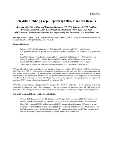 Thumbnail Playtika Quarterly Report 2025-q2