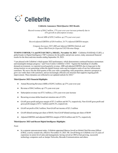 Thumbnail Cellebrite Quarterly Report 2023-q3