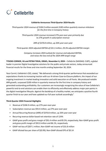 Thumbnail Cellebrite Quarterly Report 2024-q3