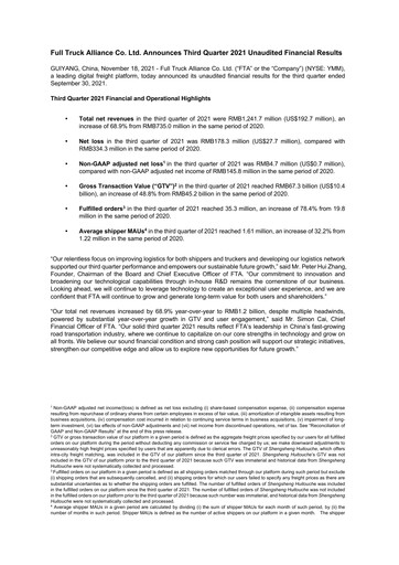 Thumbnail Full Truck Alliance Quarterly Report 2021-q3