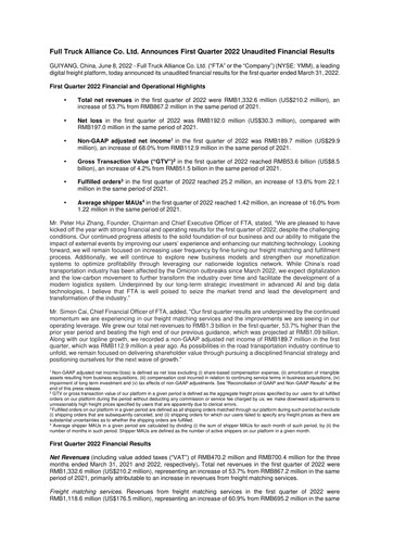 Thumbnail Full Truck Alliance Quarterly Report 2022-q1