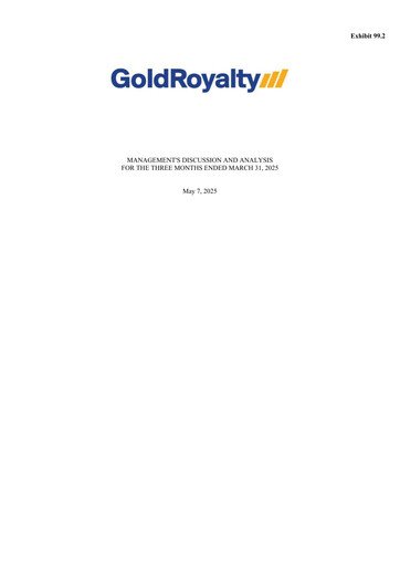 Thumbnail Gold Royalty Corp Financial Report 2025-q1