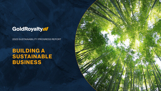 Thumbnail Gold Royalty Corp Sustainability Report 2023