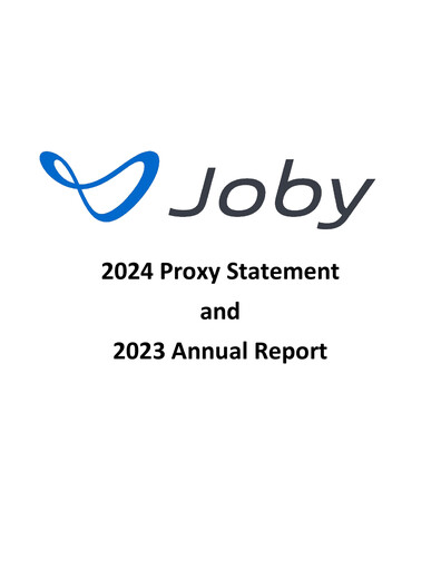 Thumbnail Joby Aviation Annual Report 2023