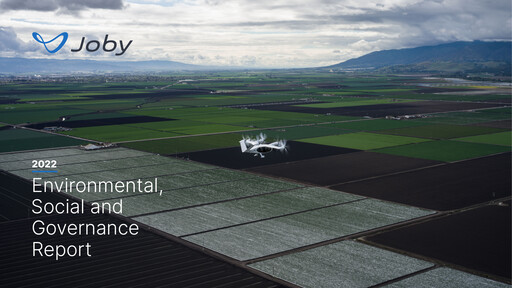 Thumbnail Joby Aviation ESG Report 2022