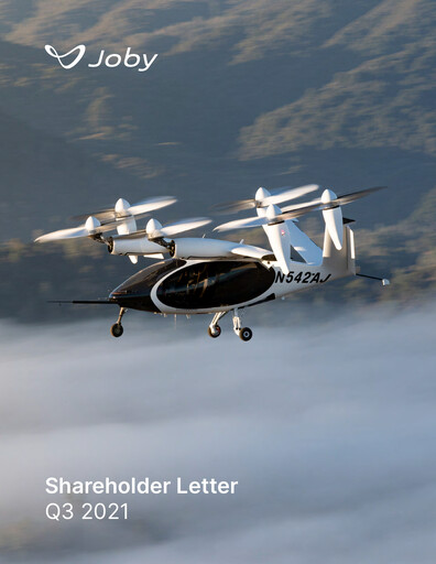 Thumbnail Joby Aviation Quarterly Report 2021-q3