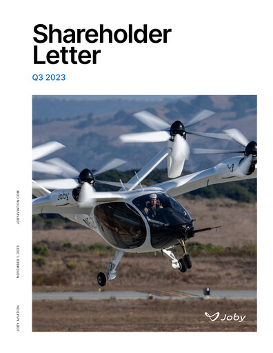 Thumbnail Joby Aviation Quarterly Report 2023-q3