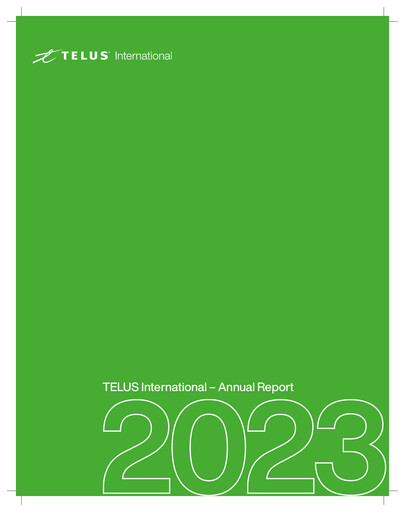 Thumbnail Telus International Annual Report 2023