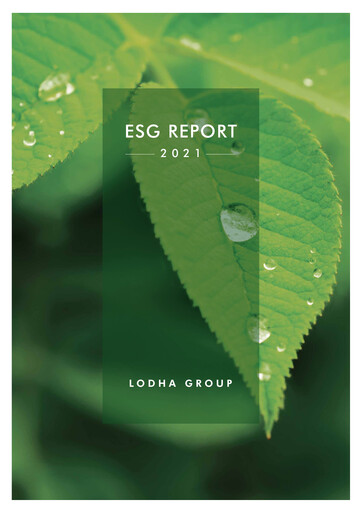 Thumbnail Lodha Group ESG Report 2021